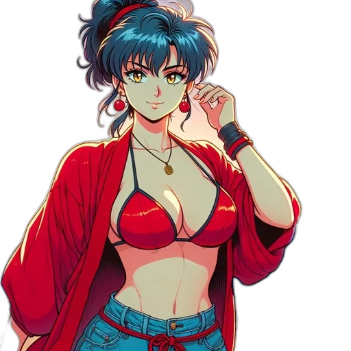 jacket, dress, jewelry, staff transparent PNG cut-out