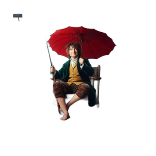 umbrella, furniture, jacket, hat transparent PNG cut-out