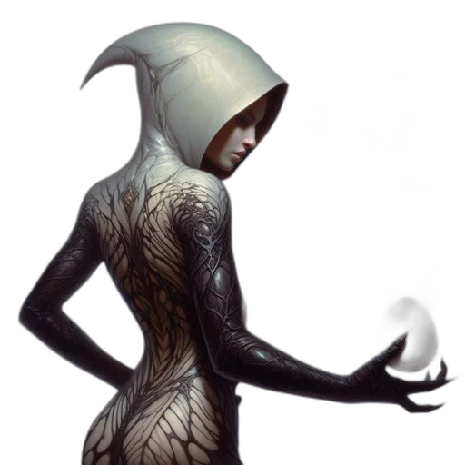 dress, mask, creature, robot transparent PNG cut-out