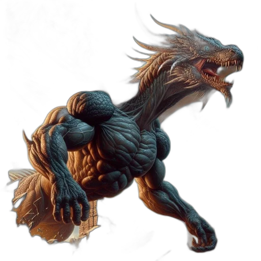 dragon, creature, animal, hair transparent PNG cut-out