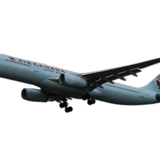 3d render, air, canada, airplane transparent PNG cut-out
