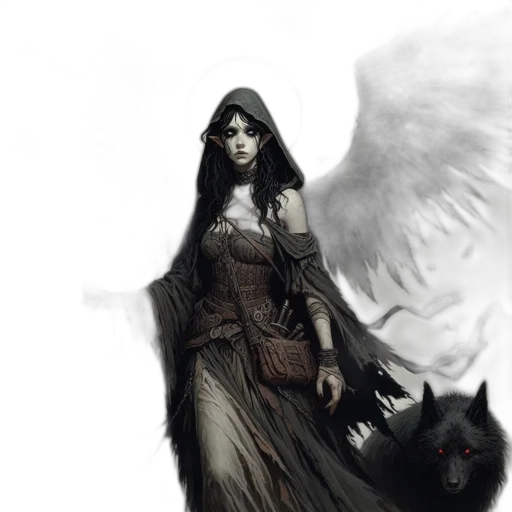 fantasy art, concept art, comic book art, pixel art transparent PNG cut-out
