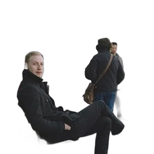 jacket, staff, hat, umbrella transparent PNG cut-out
