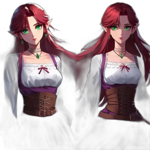 dress, staff, concept art, pixel art transparent PNG cut-out