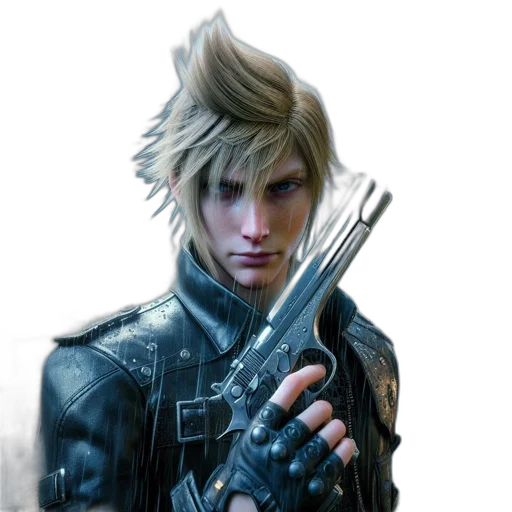 weapon, sword, staff, jacket transparent PNG cut-out