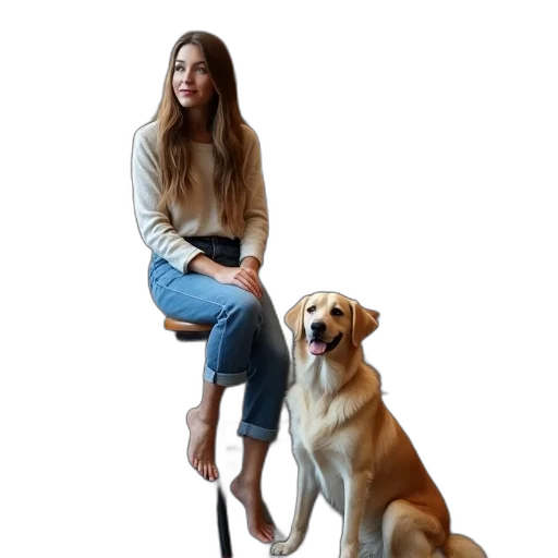 staff, animal, creature, jacket transparent PNG cut-out