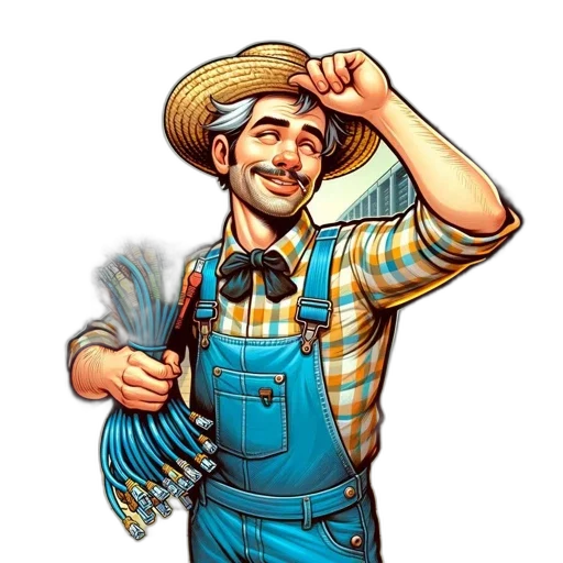 staff, hat, cartoon, comic book art transparent PNG cut-out