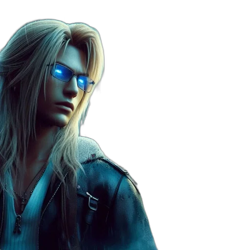 jacket, concept art, cyberpunk, fantasy art transparent PNG cut-out