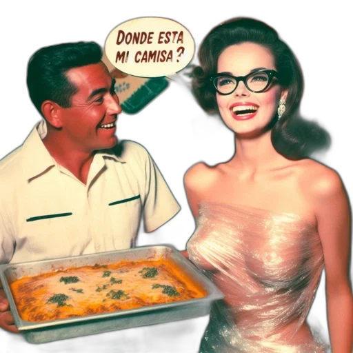 food, comic book art, colorful, vintage transparent PNG cut-out