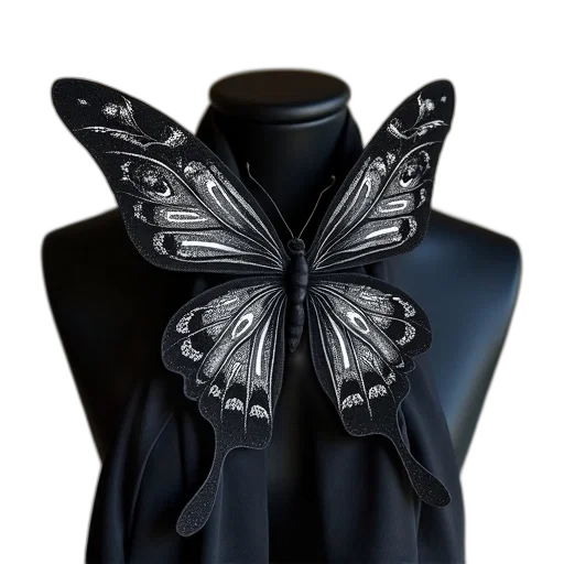 jacket, dress, jewelry, 3d render transparent PNG cut-out