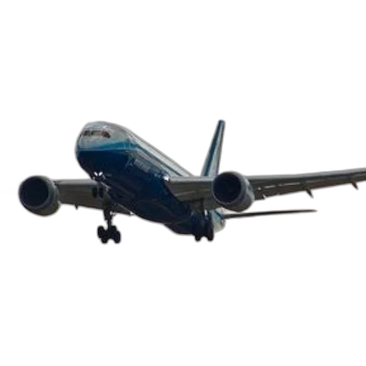 staff, blue, boeing, airplane transparent PNG cut-out