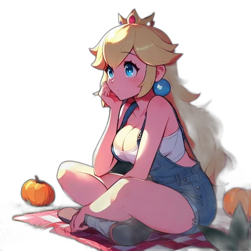 crown, dress, weapon, creature transparent PNG cut-out