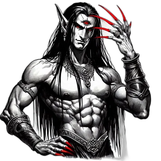 fantasy art, comic book art, concept art, cartoon transparent PNG cut-out