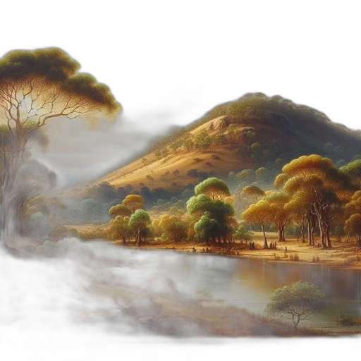 tree, concept art, fantasy art, photorealistic transparent PNG cut-out