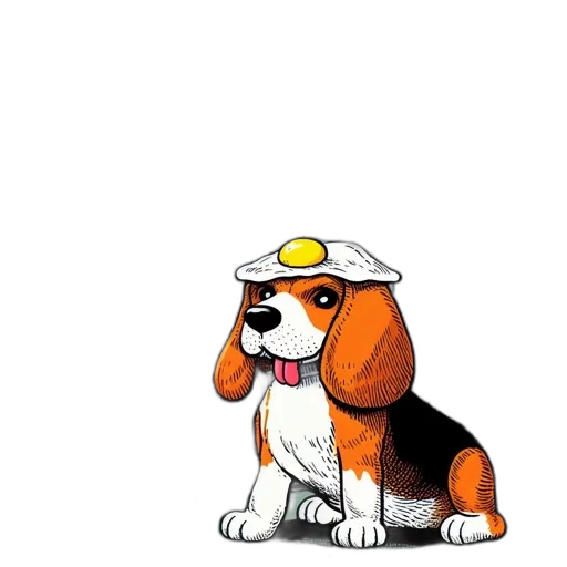 animal, hat, staff, creature transparent PNG cut-out