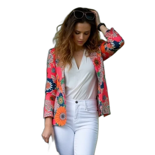 jacket, neon, colorful, pastel transparent PNG cut-out