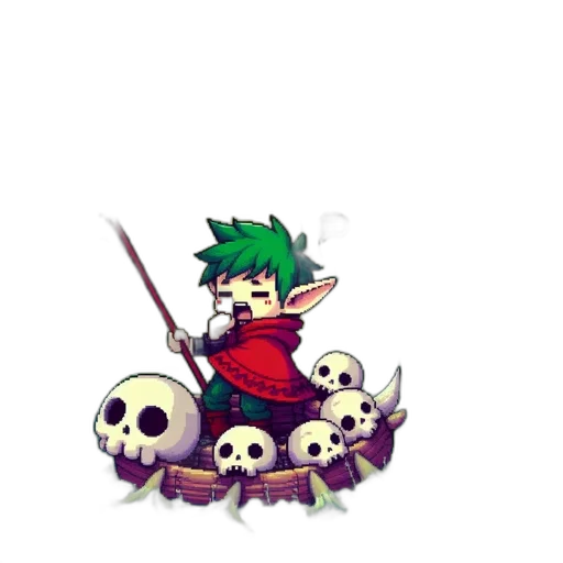 weapon, staff, pixel art, concept art transparent PNG cut-out