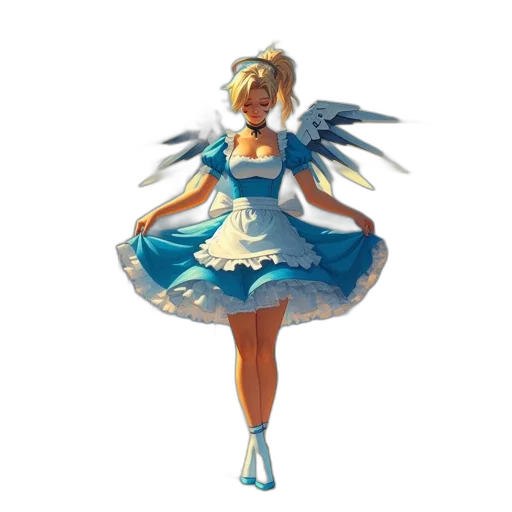 dress, staff, concept art, pixel art transparent PNG cut-out
