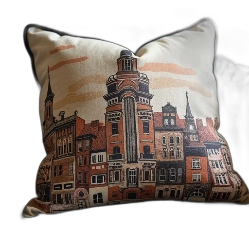 photorealistic, 3d render, old, city transparent PNG cut-out
