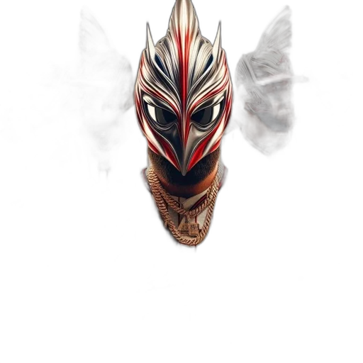 mask, face, dragon, creature transparent PNG cut-out