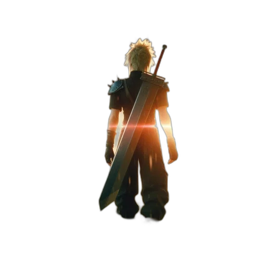 sword, staff, weapon, jacket transparent PNG cut-out