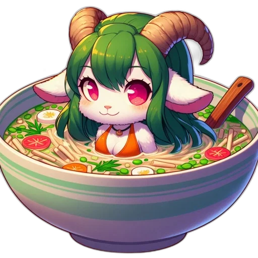 food, pixel art, anime, concept art transparent PNG cut-out