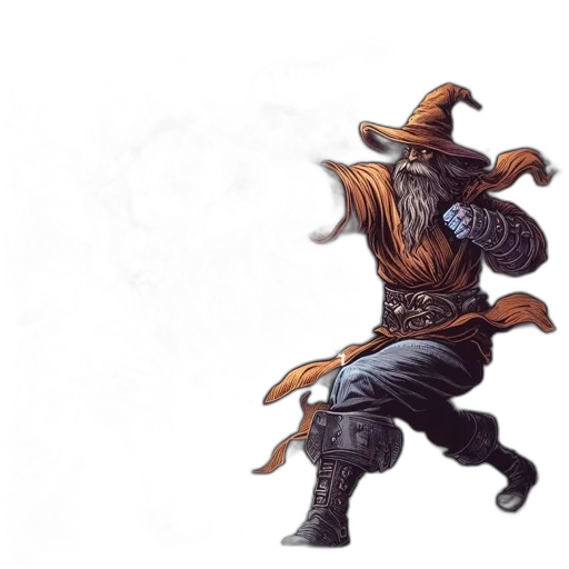 staff, dragon, mask, jacket transparent PNG cut-out