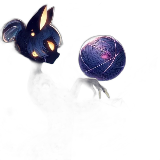 creature, mask, dragon, staff transparent PNG cut-out