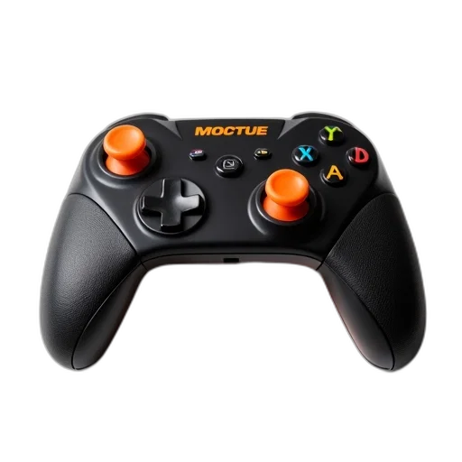 3d render, black, orange, game transparent PNG cut-out