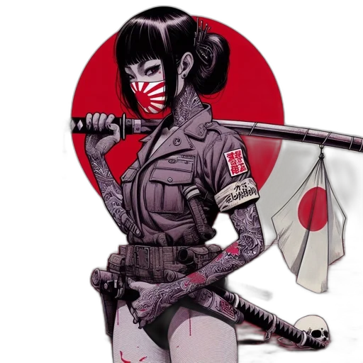 weapon, comic book art, concept art, cyberpunk transparent PNG cut-out