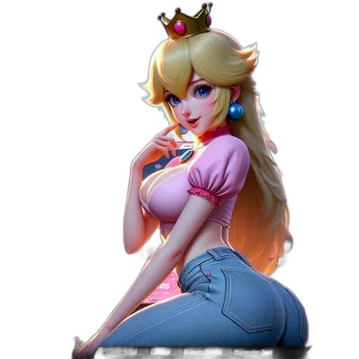 crown, dress, concept art, 3d render transparent PNG cut-out