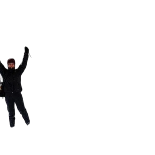 jacket, pixel art, person, celebrates transparent PNG cut-out