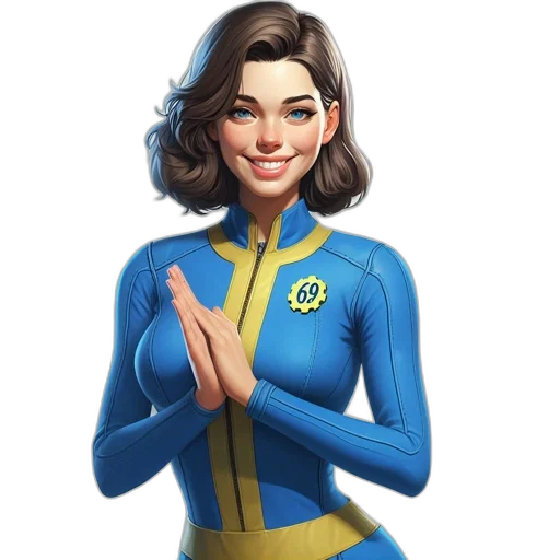 jacket, staff, concept art, comic book art transparent PNG cut-out
