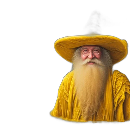 hat, mask, staff, dragon transparent PNG cut-out