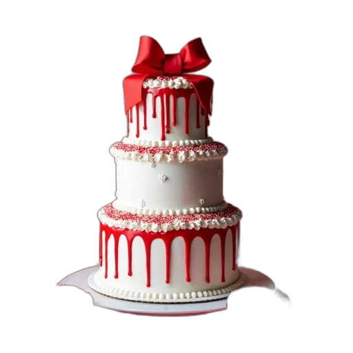 crown, food, 3d render, red transparent PNG cut-out