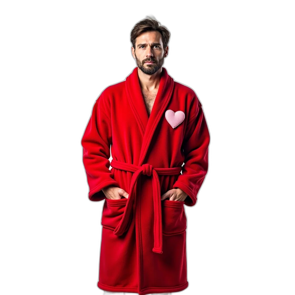 jacket, animal, dress, red transparent PNG cut-out