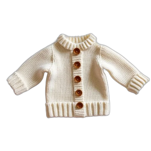 jacket, small, knitted, sweater transparent PNG cut-out