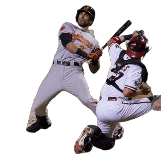 baseball, player, gray, uniform transparent PNG cut-out