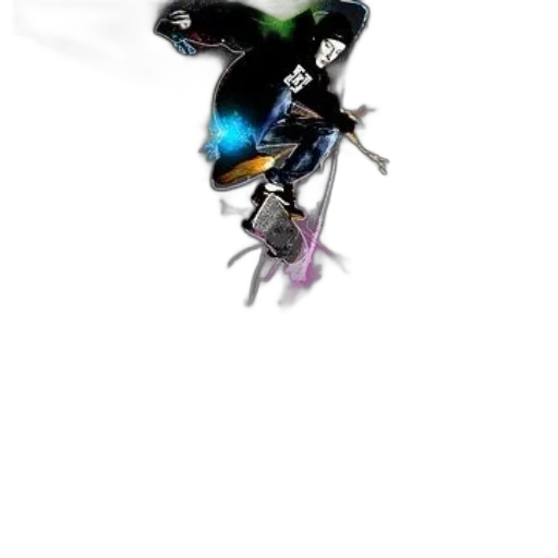 dragon, animal, creature, staff transparent PNG cut-out