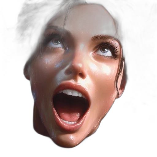 face, mask, robot, creature transparent PNG cut-out