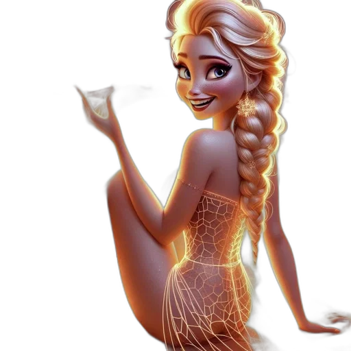 dress, fantasy art, concept art, cartoon transparent PNG cut-out