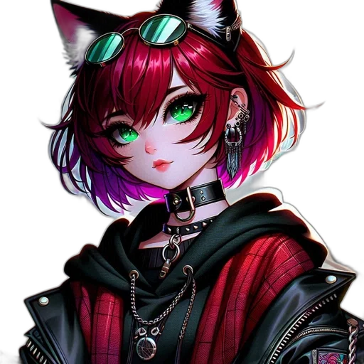 staff, jacket, jewelry, mask transparent PNG cut-out