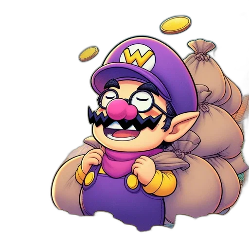 crown, hat, staff, creature transparent PNG cut-out