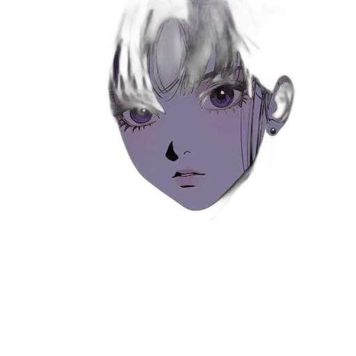 face, mask, creature, hair transparent PNG cut-out