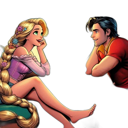 comic book art, concept art, cartoon, fantasy art transparent PNG cut-out