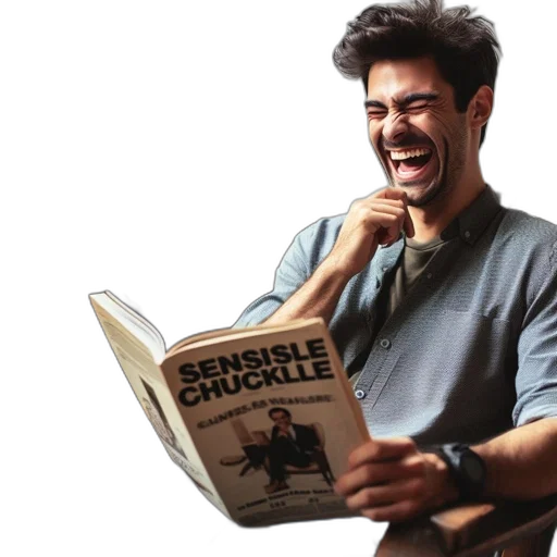 man, casual, attire, laughing transparent PNG cut-out