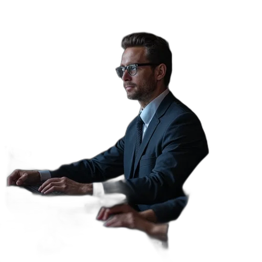 staff, jacket, furniture, face transparent PNG cut-out