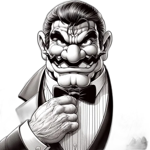 face, mask, staff, comic book art transparent PNG cut-out