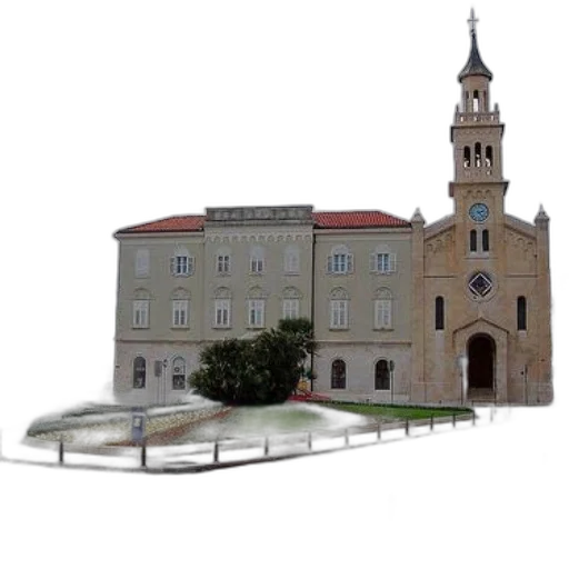 building, 3d render, photorealistic, concept art transparent PNG cut-out