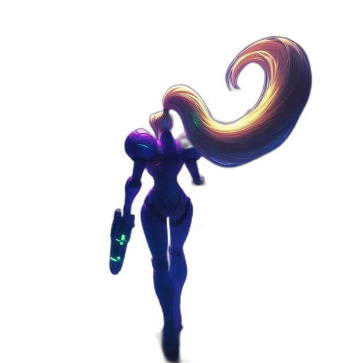 staff, hair, weapon, creature transparent PNG cut-out